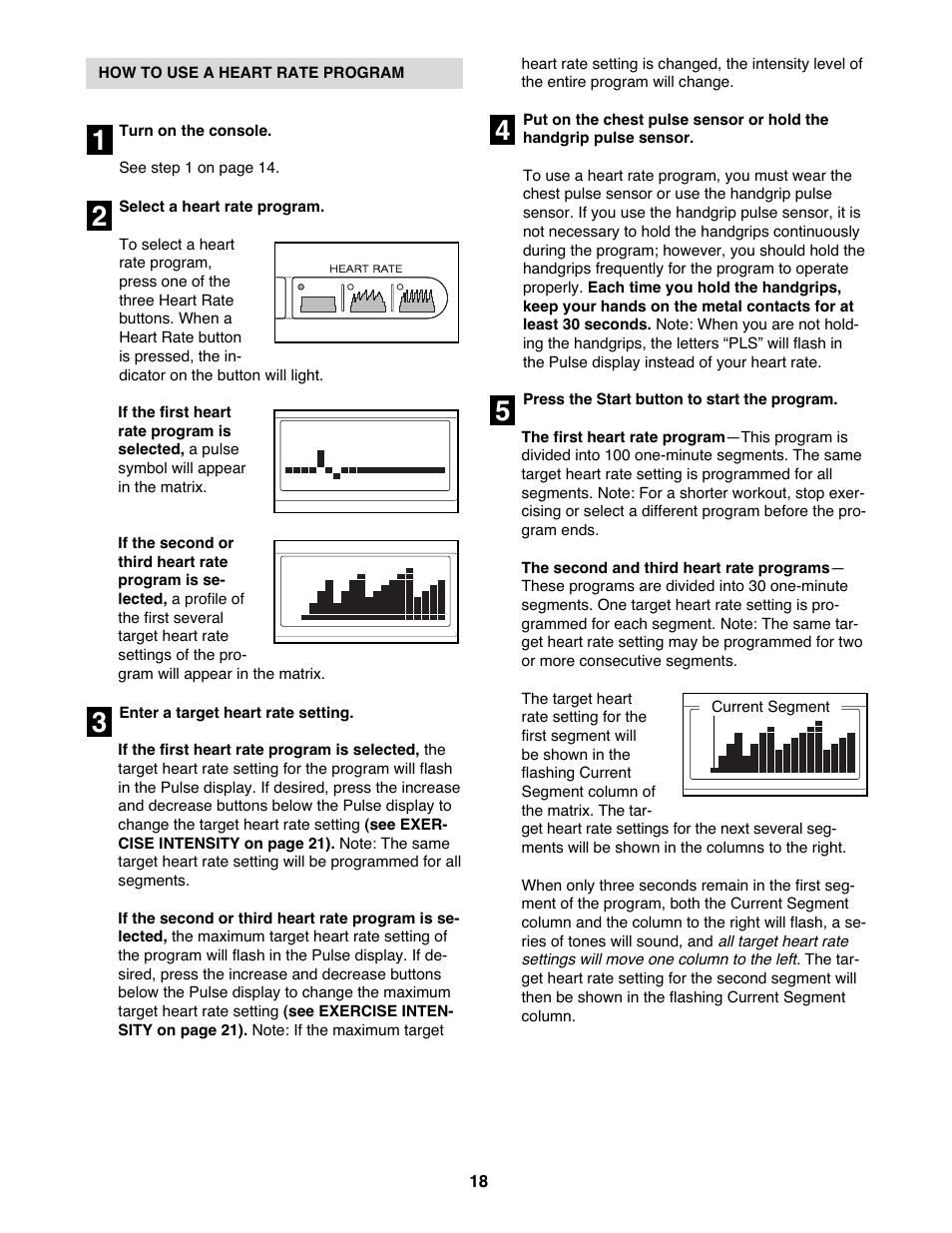 NordicTrack EX 1000 NTEL4255.1 User Manual | Page 18 / 28