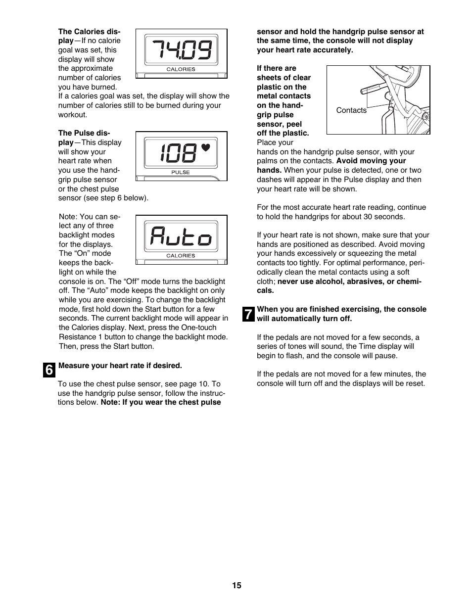 NordicTrack EX 1000 NTEL4255.1 User Manual | Page 22 / 28