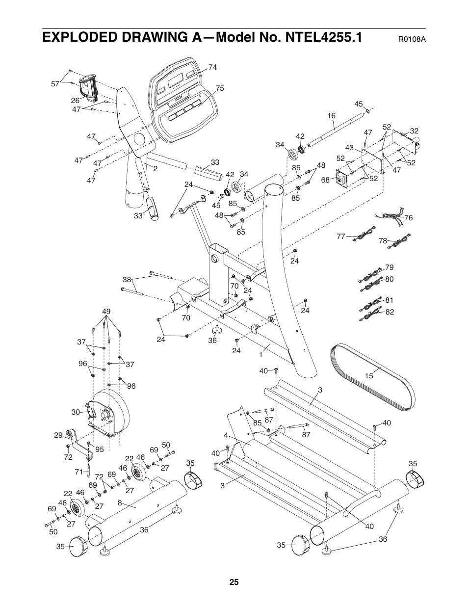 NordicTrack EX 1000 NTEL4255.1 User Manual | Page 25 / 28