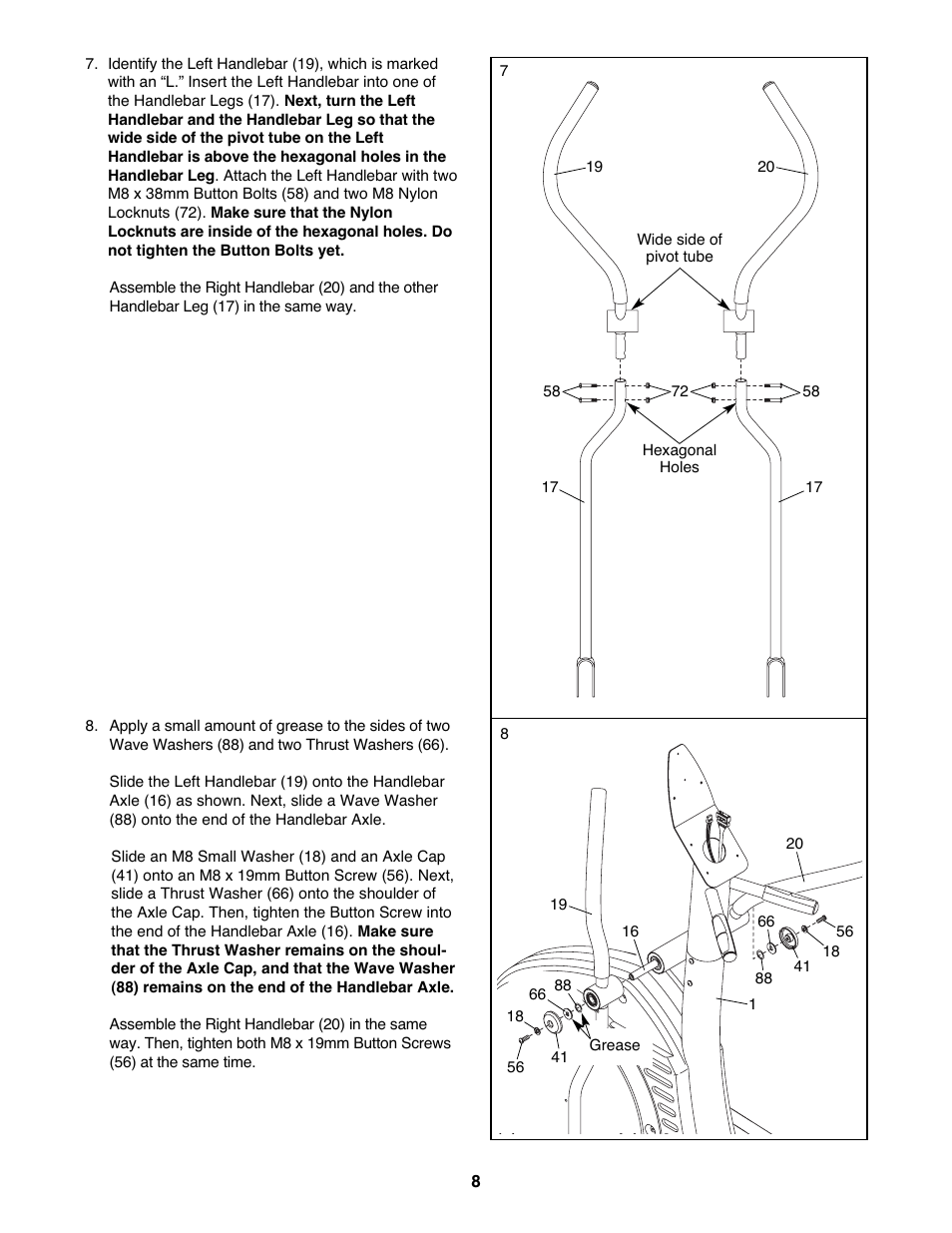 NordicTrack EX 1000 NTEL4255.1 User Manual | Page 9 / 28