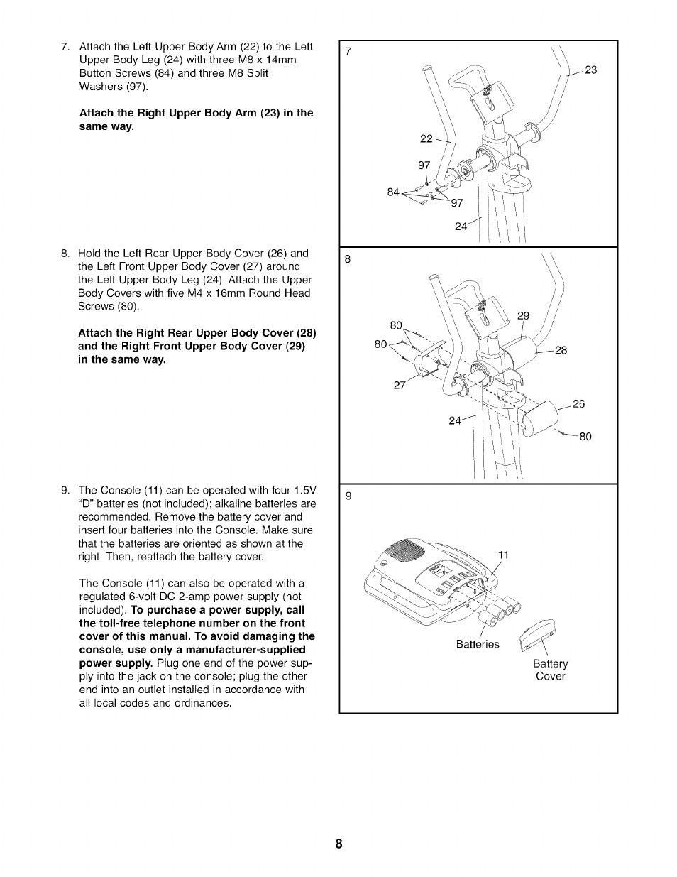 NordicTrack AUDIOSTRIDER NTEL7506.0 User Manual | Page 8 / 28