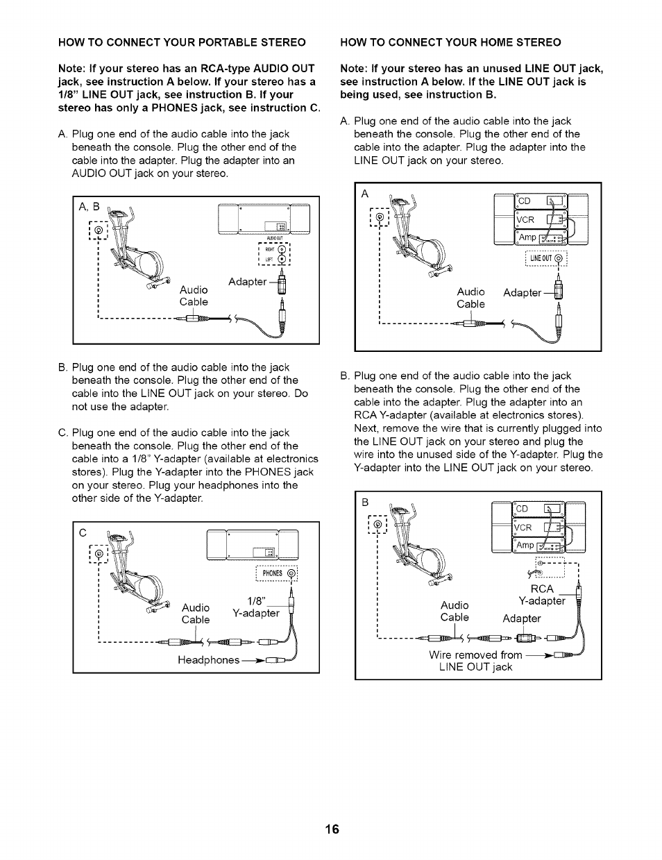 NordicTrack CX 920 831.28353 User Manual | Page 16 / 24