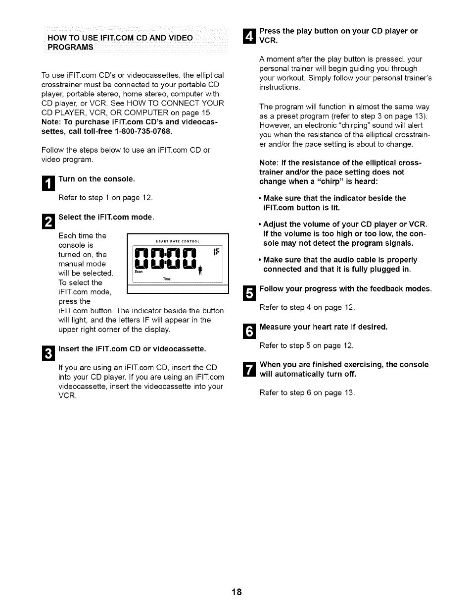 Nn-rin, Uu'uu | NordicTrack CX 920 831.28353 User Manual | Page 18 / 24