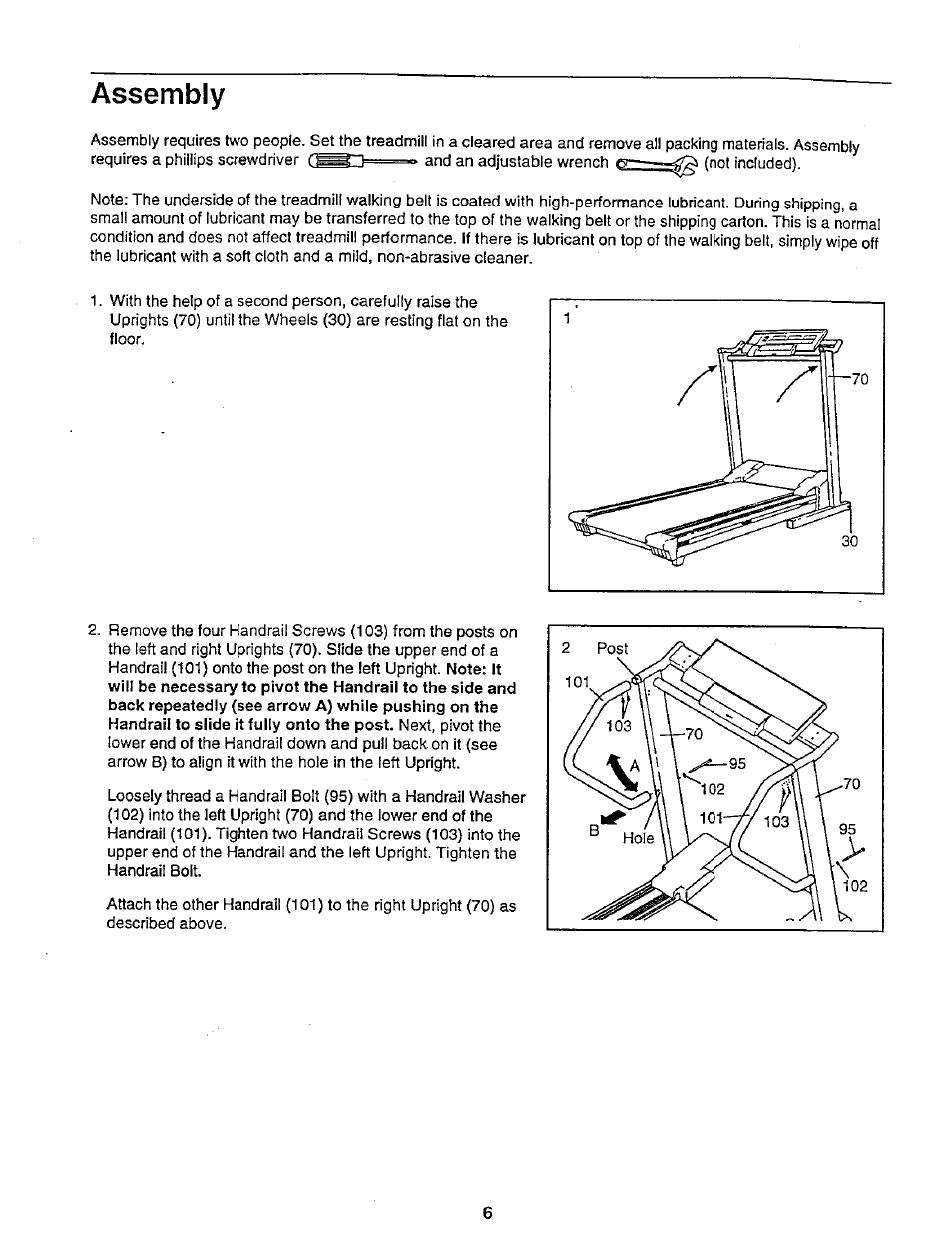 Assembly | NordicTrack 831.29881 User Manual | Page 6 / 30