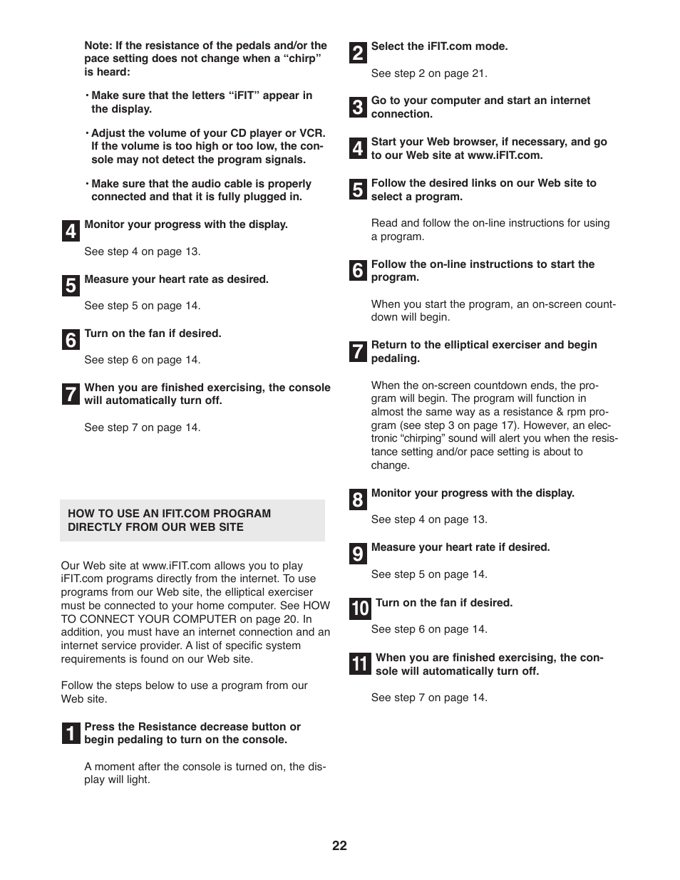 NordicTrack 30510.1 User Manual | Page 22 / 28
