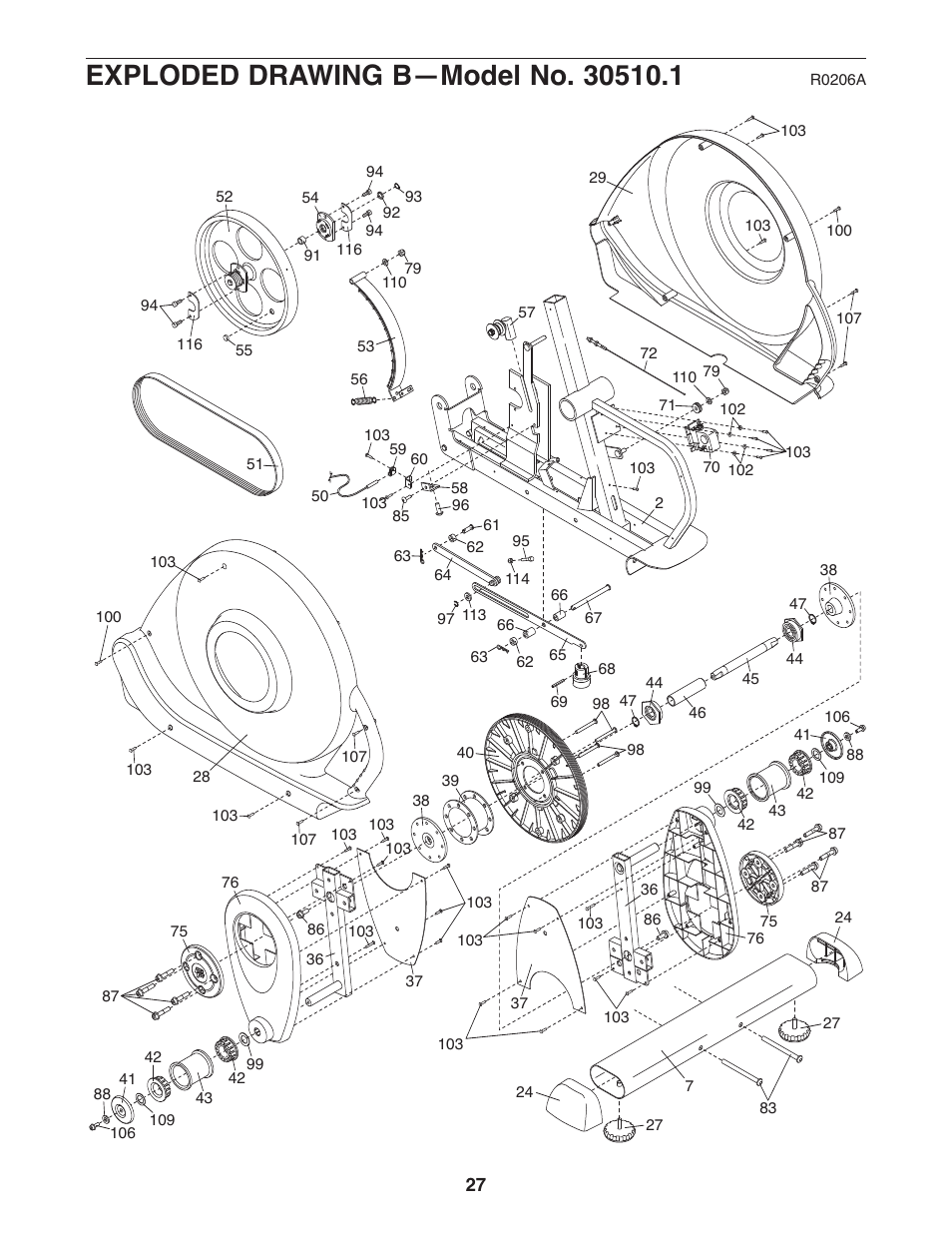 NordicTrack 30510.1 User Manual | Page 27 / 28