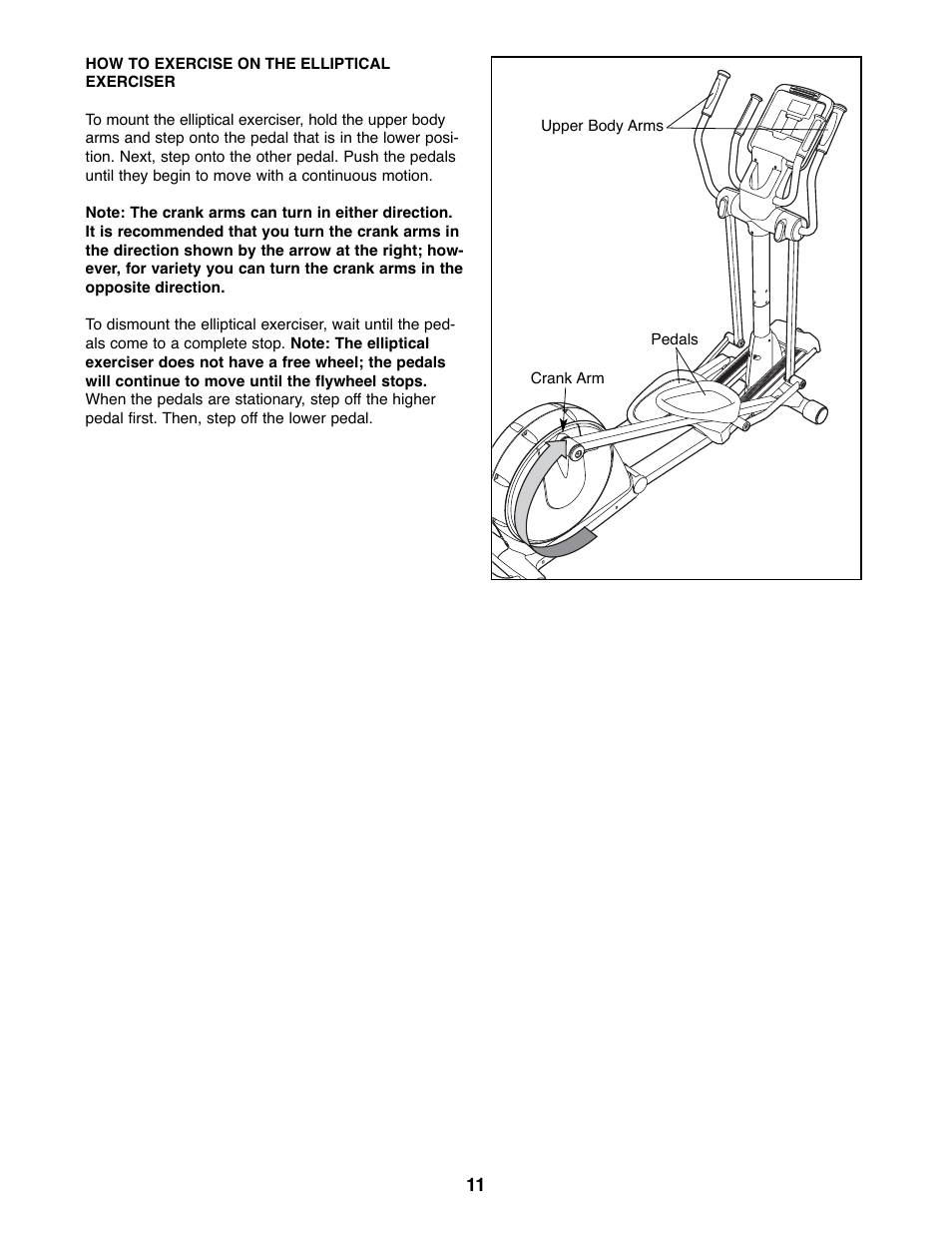 NordicTrack Audiostrider NTEL7706.0 User Manual | Page 11 / 24