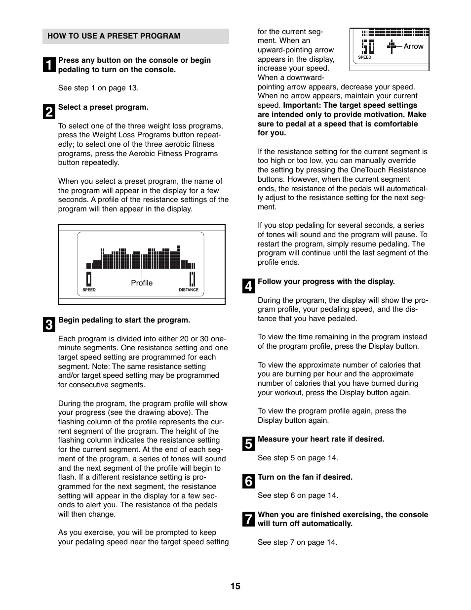NordicTrack Audiostrider NTEL7706.0 User Manual | Page 15 / 24
