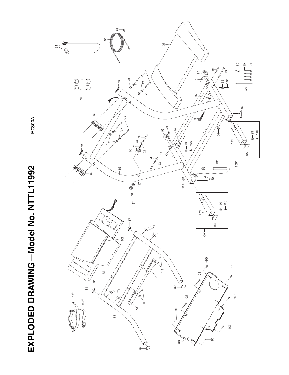 R0300a | NordicTrack EXP2000 NTTL11992 User Manual | Page 33 / 34