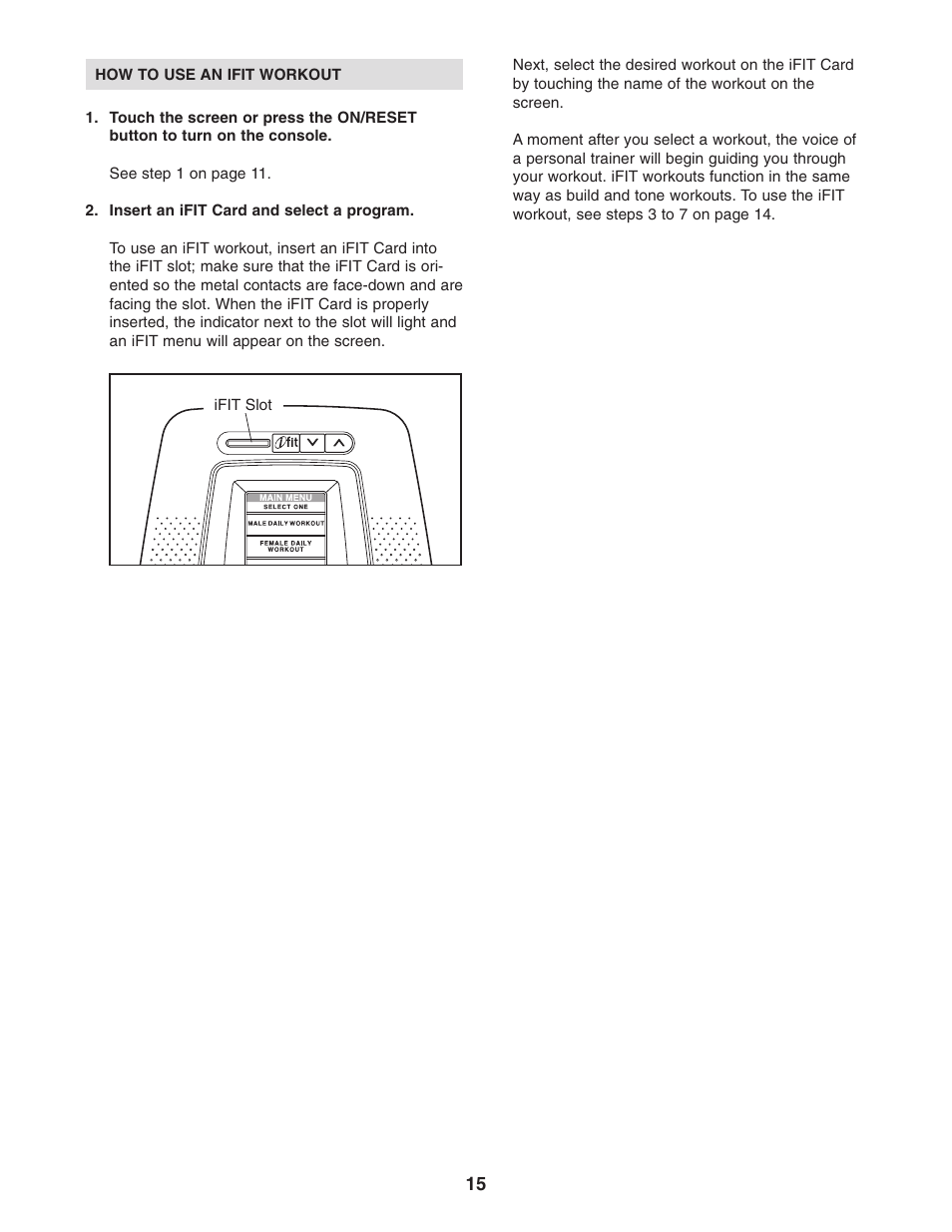 NordicTrack NTSY9896.0 User Manual | Page 15 / 20