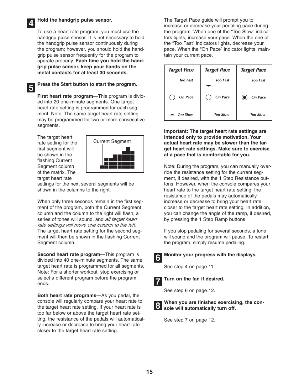 NordicTrack CX 998 NEL70950 User Manual | Page 15 / 28