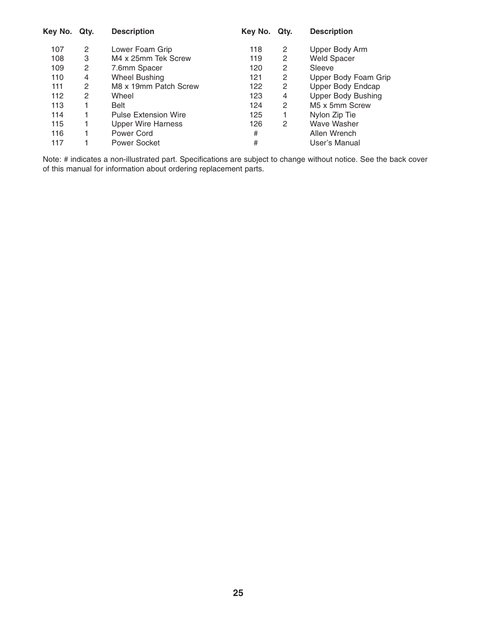 NordicTrack CX 998 NEL70950 User Manual | Page 25 / 28