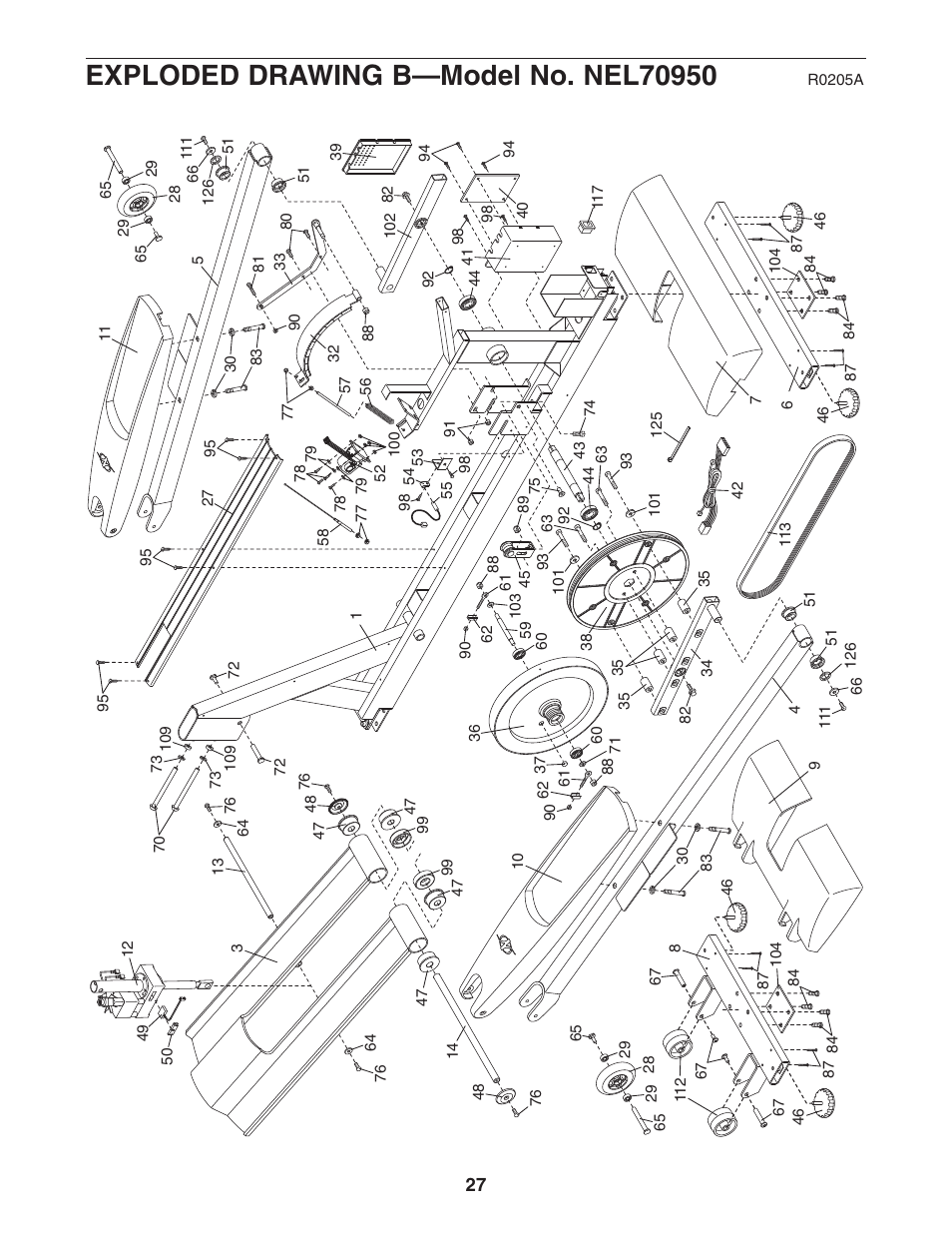 NordicTrack CX 998 NEL70950 User Manual | Page 27 / 28