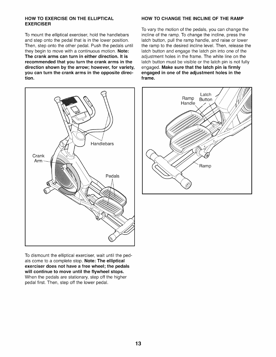 NordicTrack E7SV NTEL07808.0 User Manual | Page 13 / 28