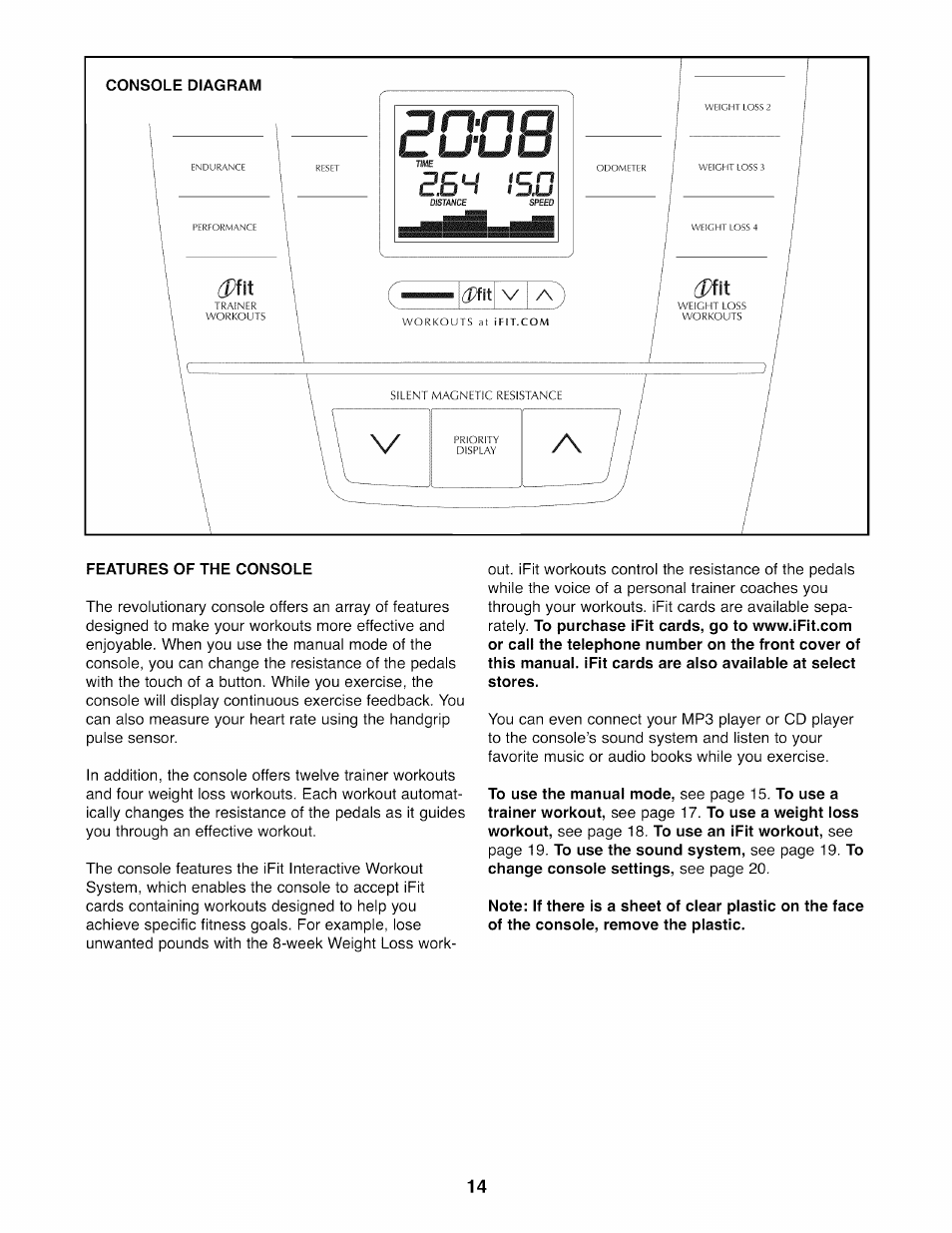 Eeh i5li m | NordicTrack E7SV NTEL07808.0 User Manual | Page 14 / 28