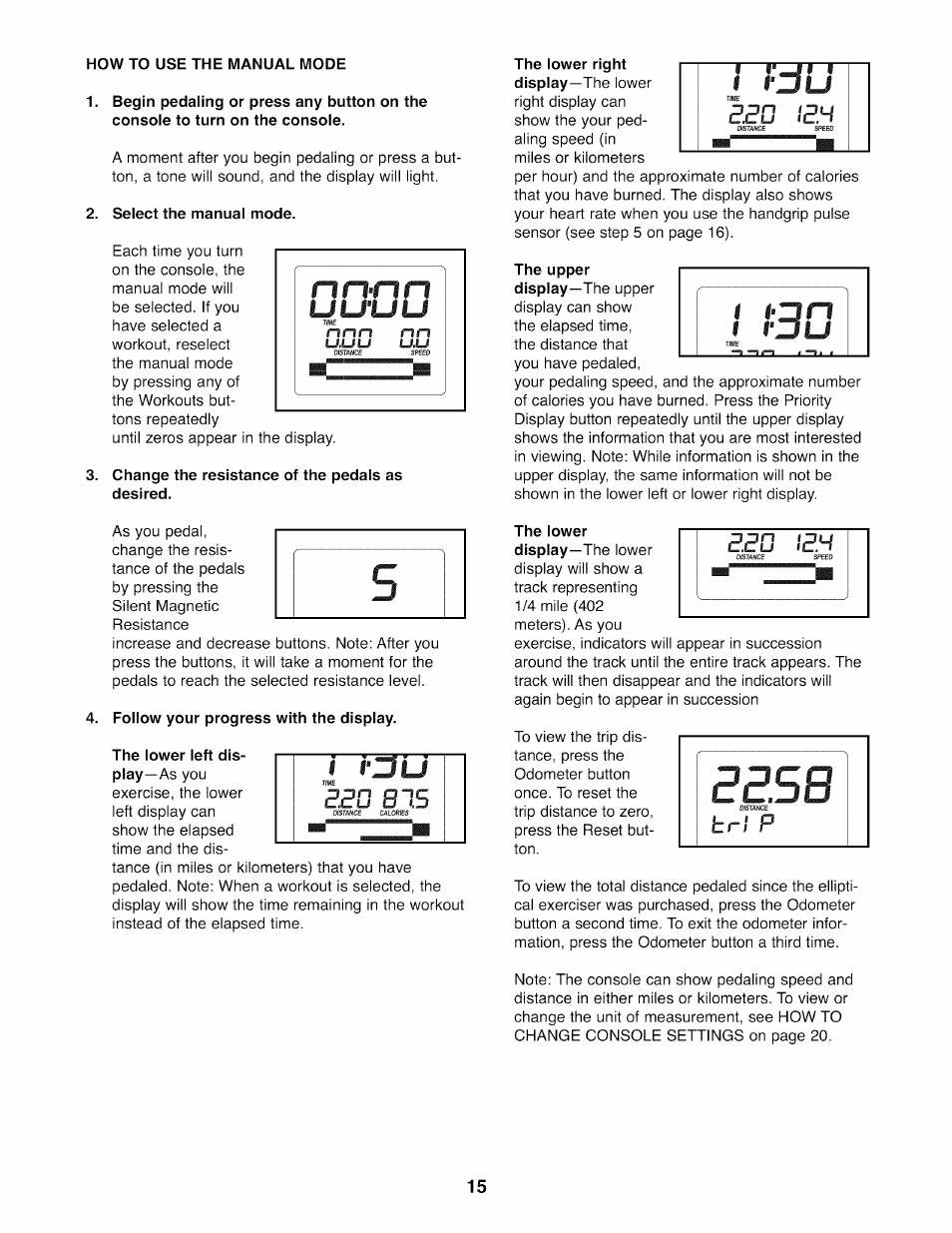 Tj5u | NordicTrack E7SV NTEL07808.0 User Manual | Page 15 / 28