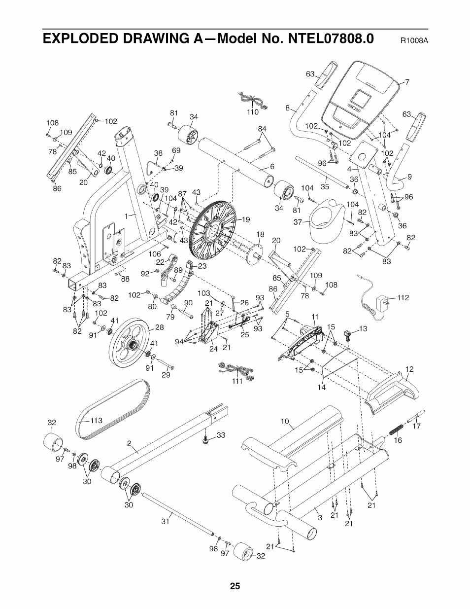 NordicTrack E7SV NTEL07808.0 User Manual | Page 25 / 28