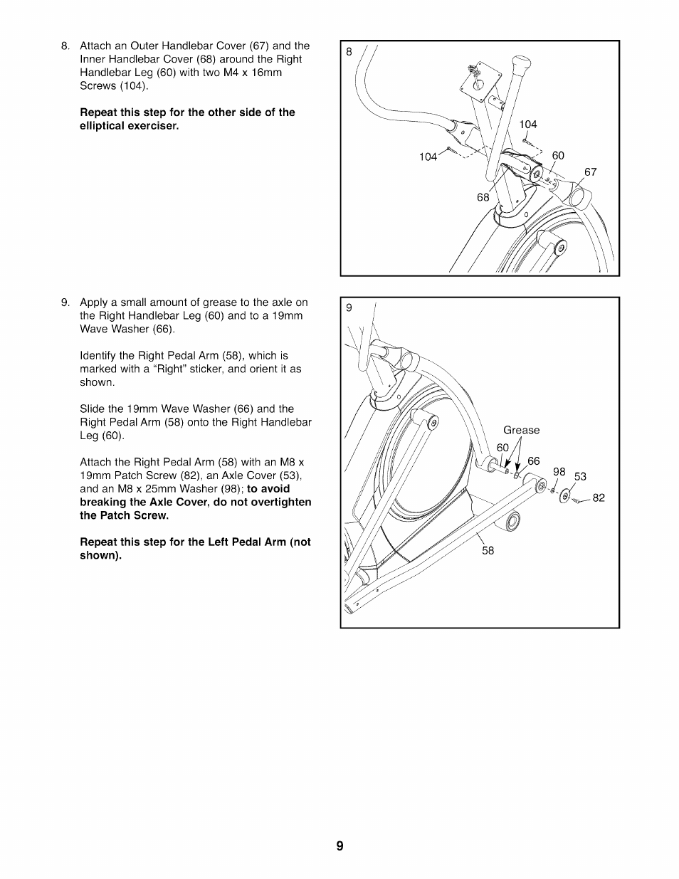 NordicTrack E7SV NTEL07808.0 User Manual | Page 9 / 28