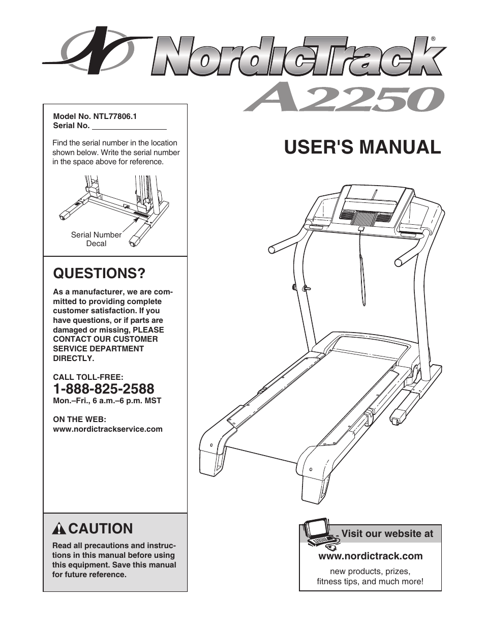 NordicTrack NTL77806.1 User Manual | 32 pages