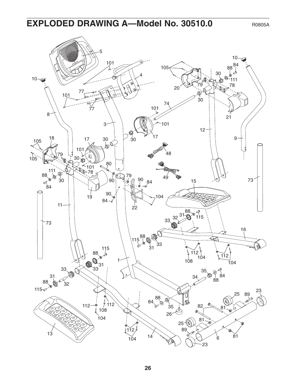 NordicTrack 30510.0 User Manual | Page 26 / 28