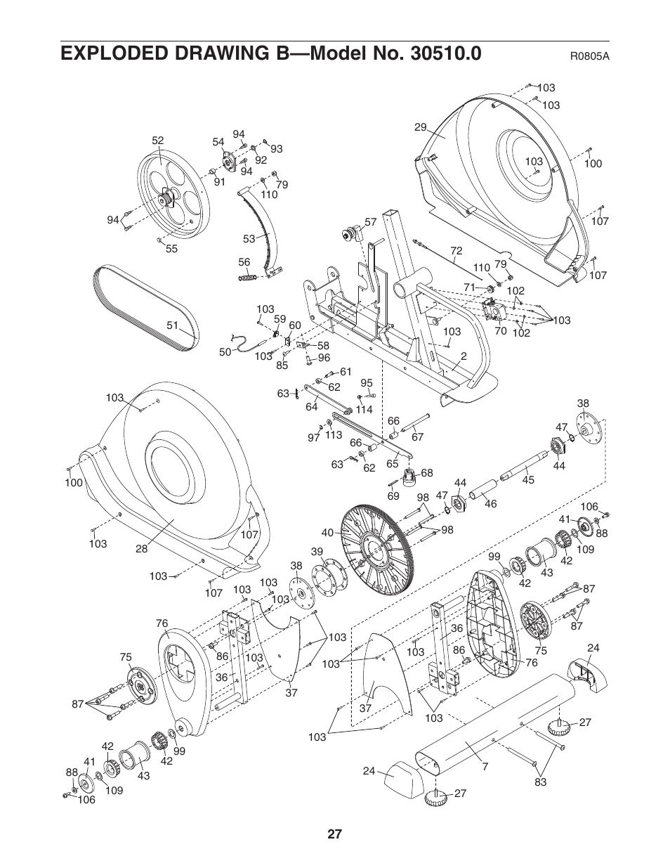 NordicTrack 30510.0 User Manual | Page 27 / 28