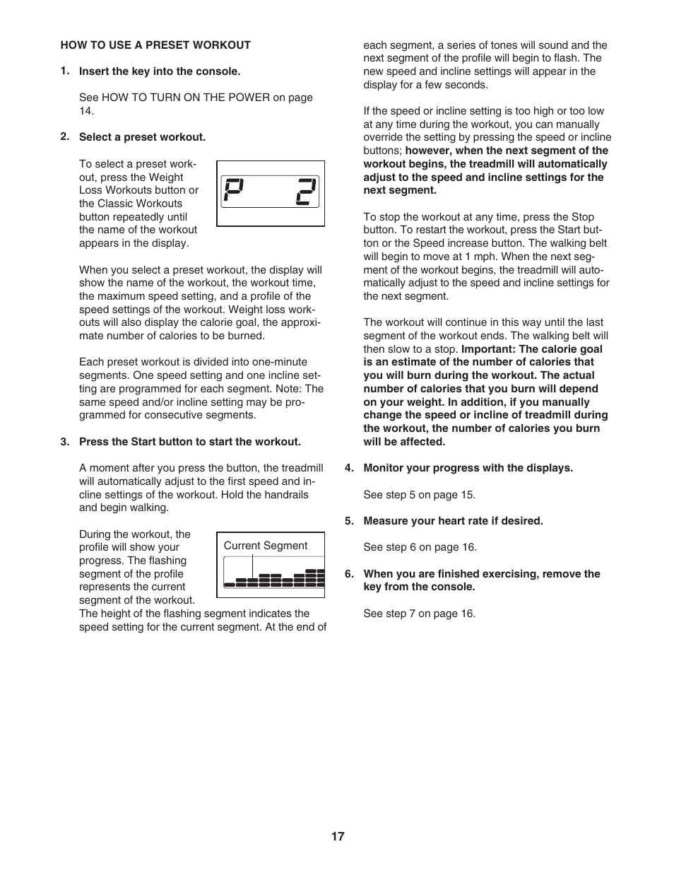 NordicTrack A2550 NTL09107.0 User Manual | Page 17 / 36