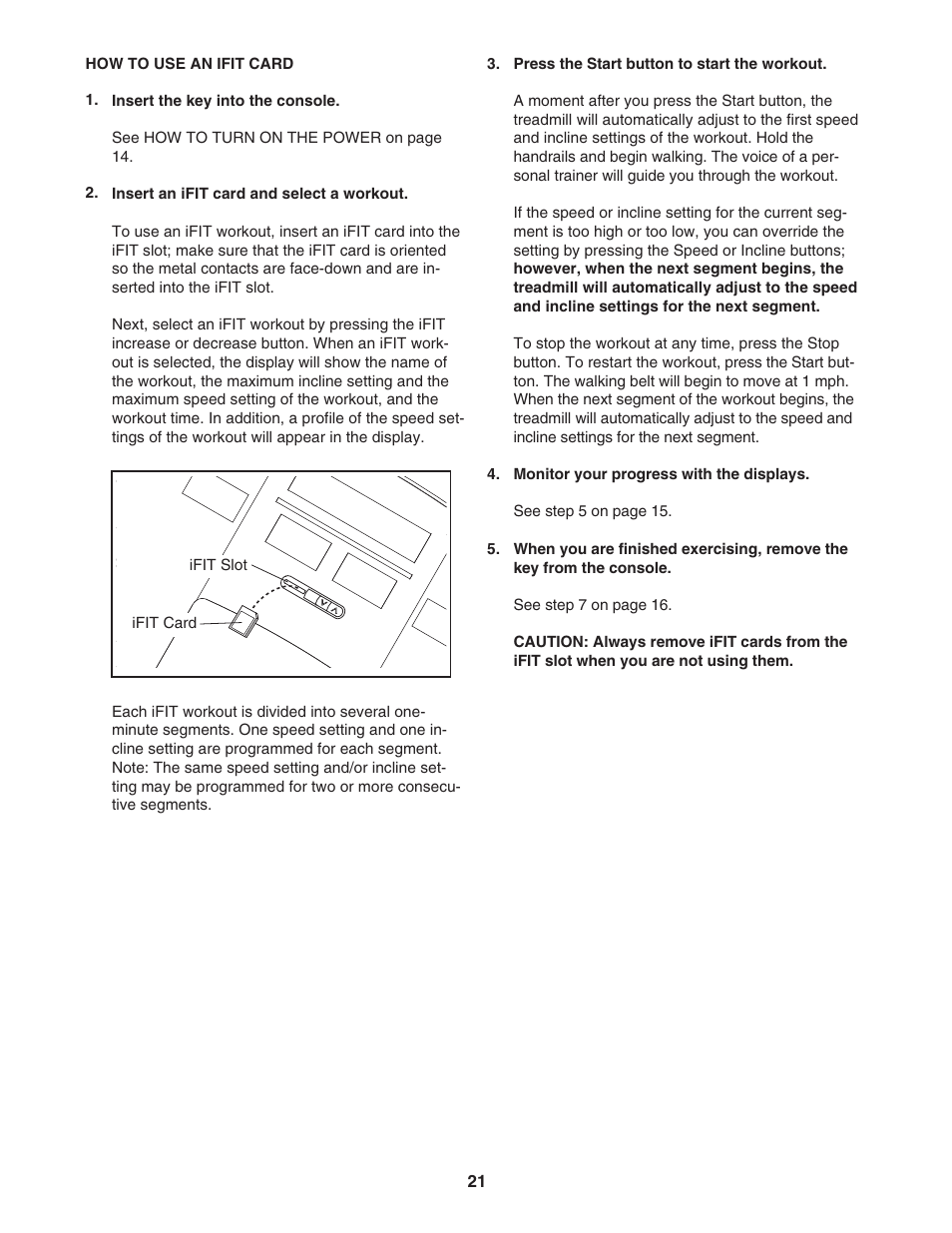 NordicTrack A2550 NTL09107.0 User Manual | Page 21 / 36