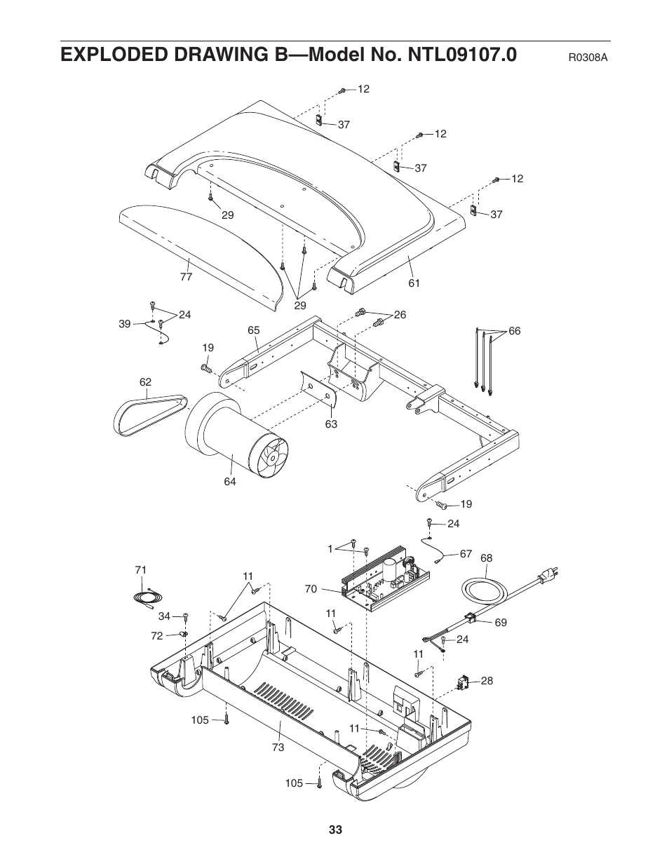 NordicTrack A2550 NTL09107.0 User Manual | Page 33 / 36