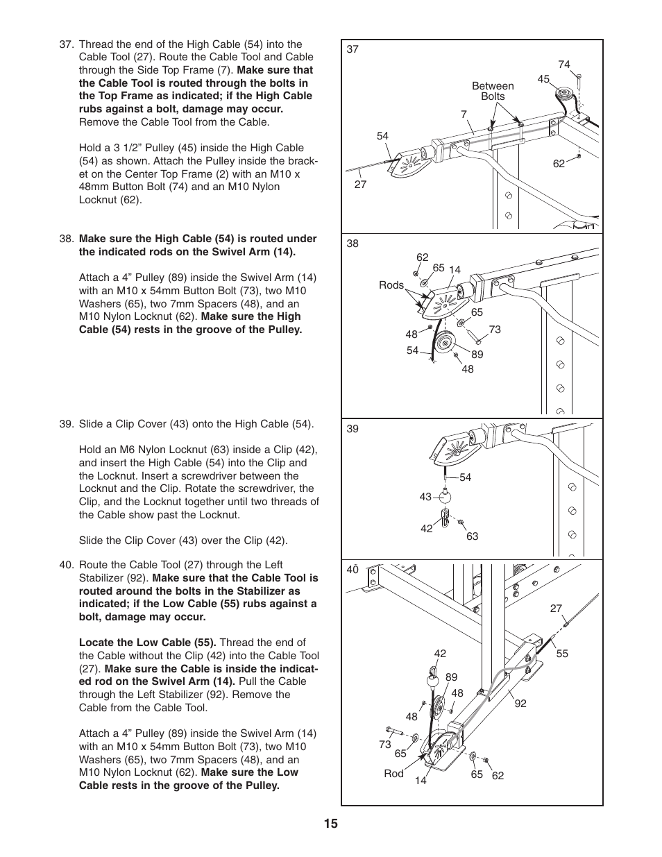 NordicTrack NTB49030 User Manual | Page 15 / 31