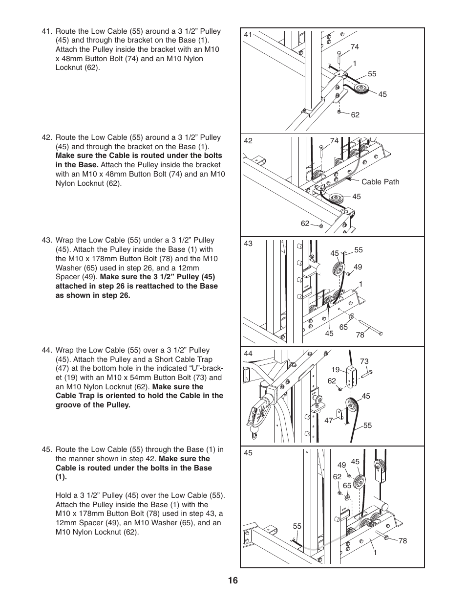 NordicTrack NTB49030 User Manual | Page 16 / 31