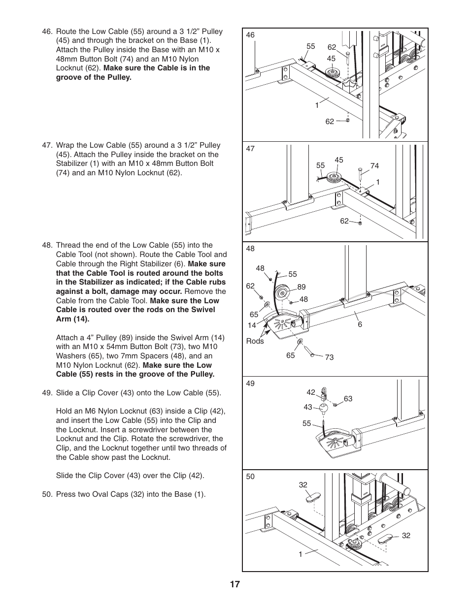 NordicTrack NTB49030 User Manual | Page 17 / 31
