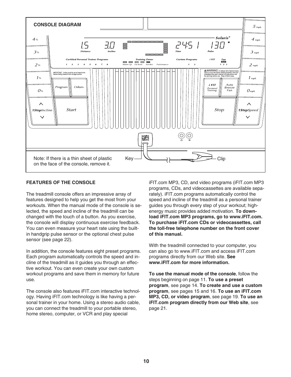 NordicTrack C2200 NTL10905.2 User Manual | Page 10 / 34