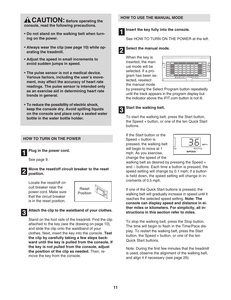 NordicTrack C2000 NTL10842 User Manual | Page 11 / 34