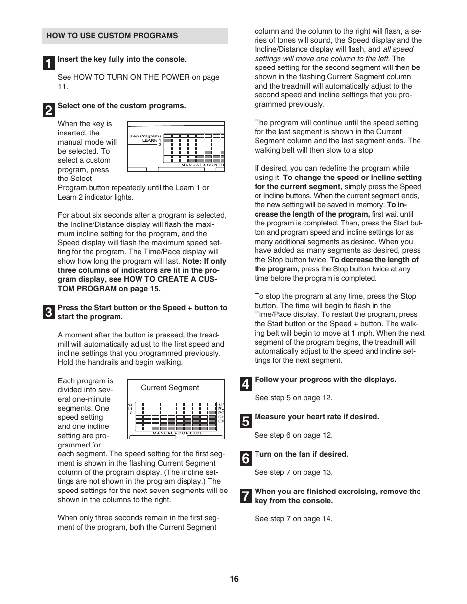 NordicTrack C2000 NTL10842 User Manual | Page 16 / 34
