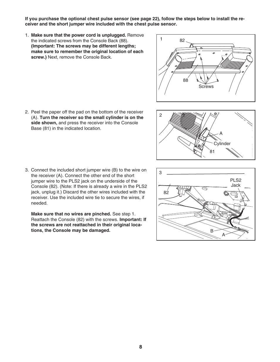 NordicTrack C2000 NTL10842 User Manual | Page 8 / 34