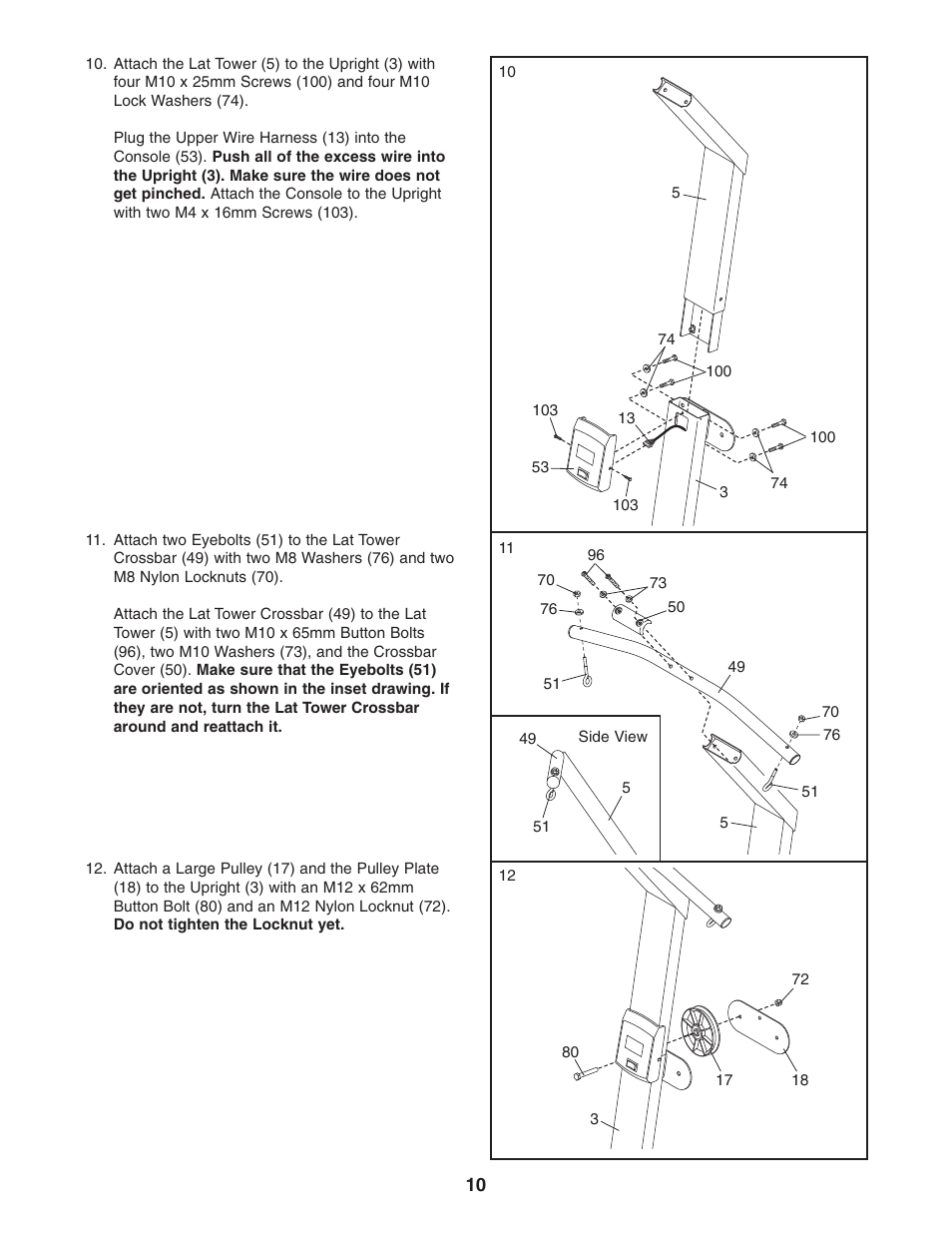 NordicTrack NTS58740 User Manual | Page 10 / 27