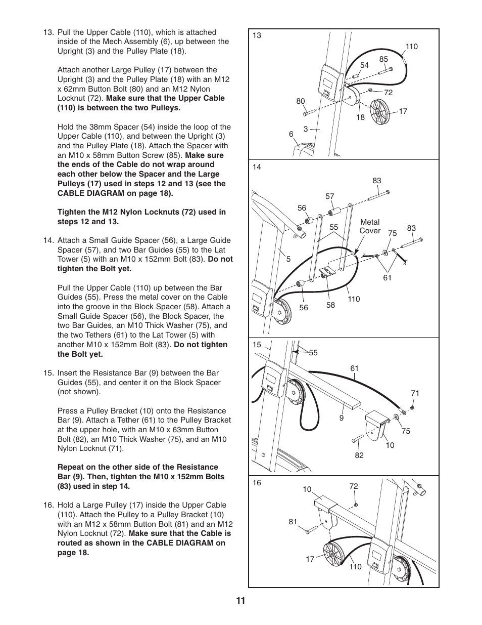 NordicTrack NTS58740 User Manual | Page 11 / 27