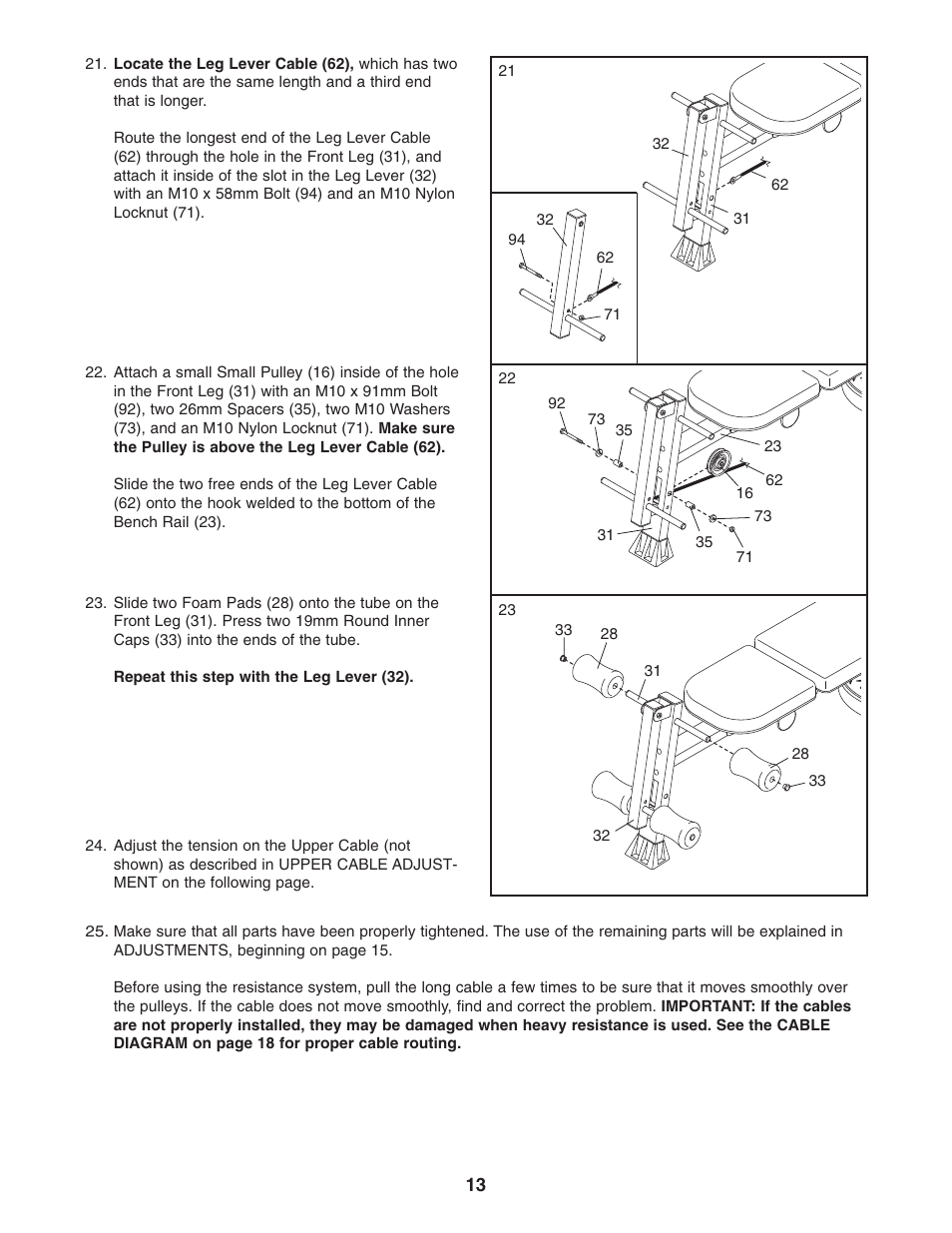 NordicTrack NTS58740 User Manual | Page 13 / 27