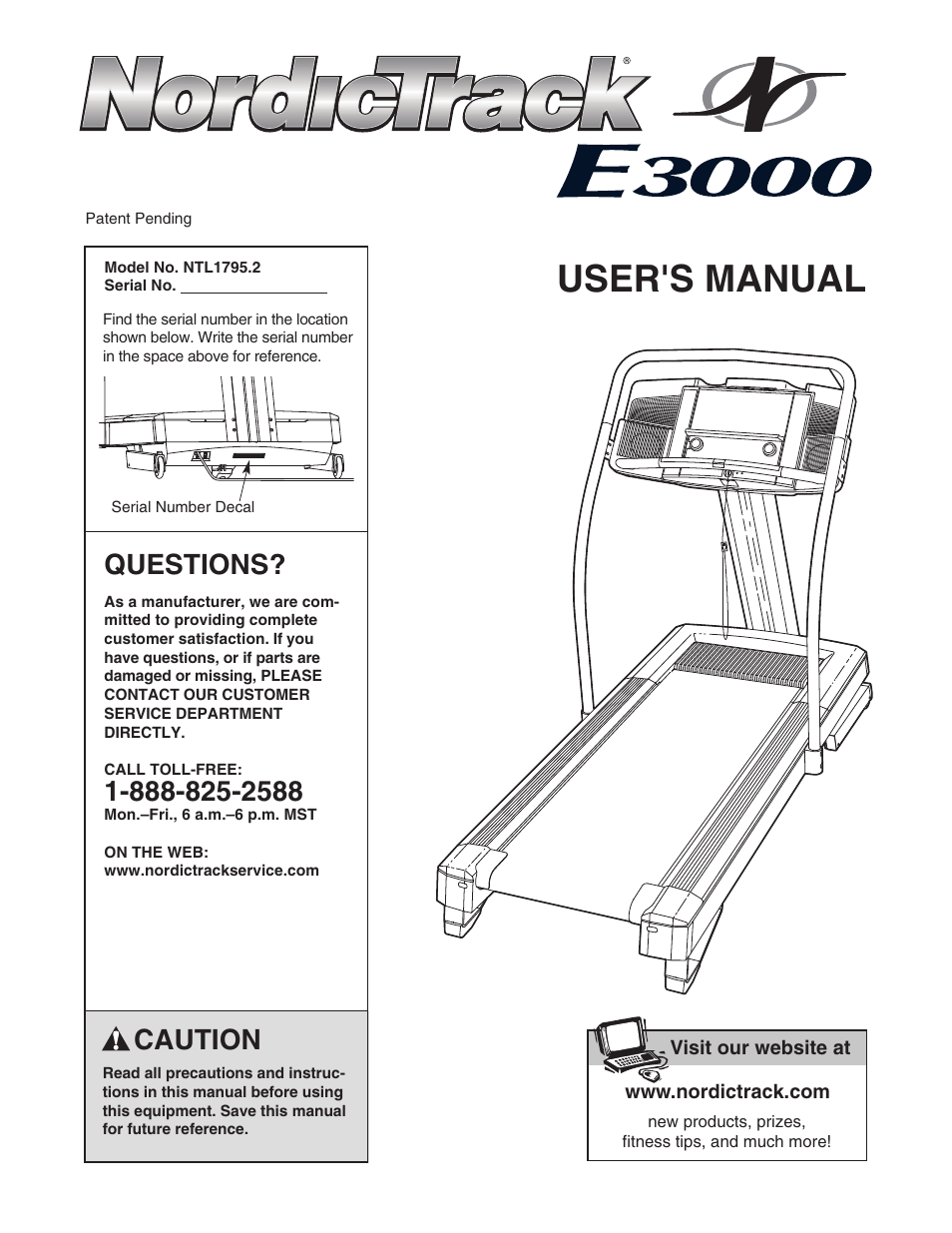 NordicTrack NTL1795.2 User Manual | 34 pages