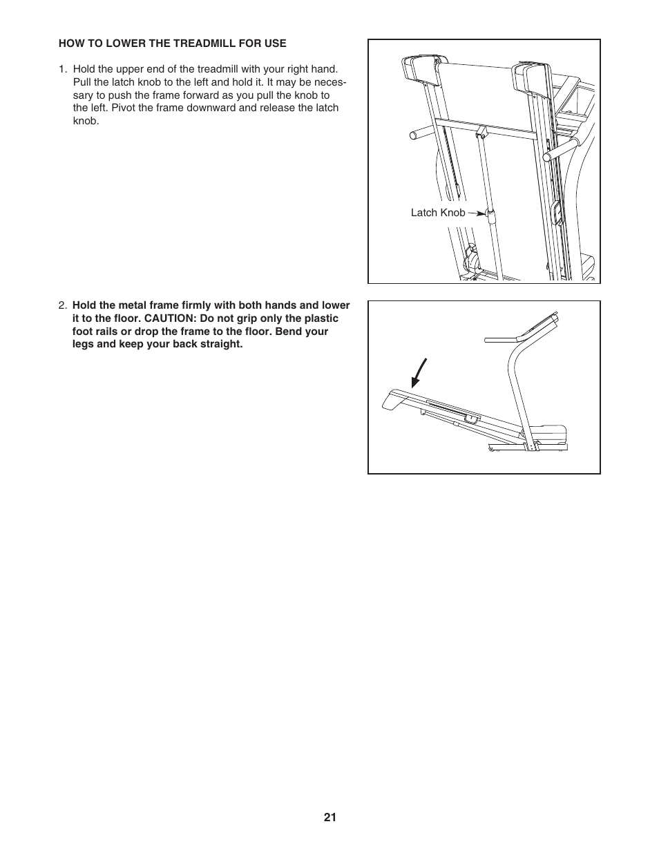 NordicTrack C2155 NTL07707.0 User Manual | Page 21 / 32