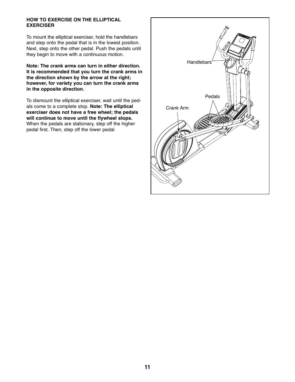 NordicTrack COMMERCIAL NTEL16907.0 User Manual | Page 11 / 28
