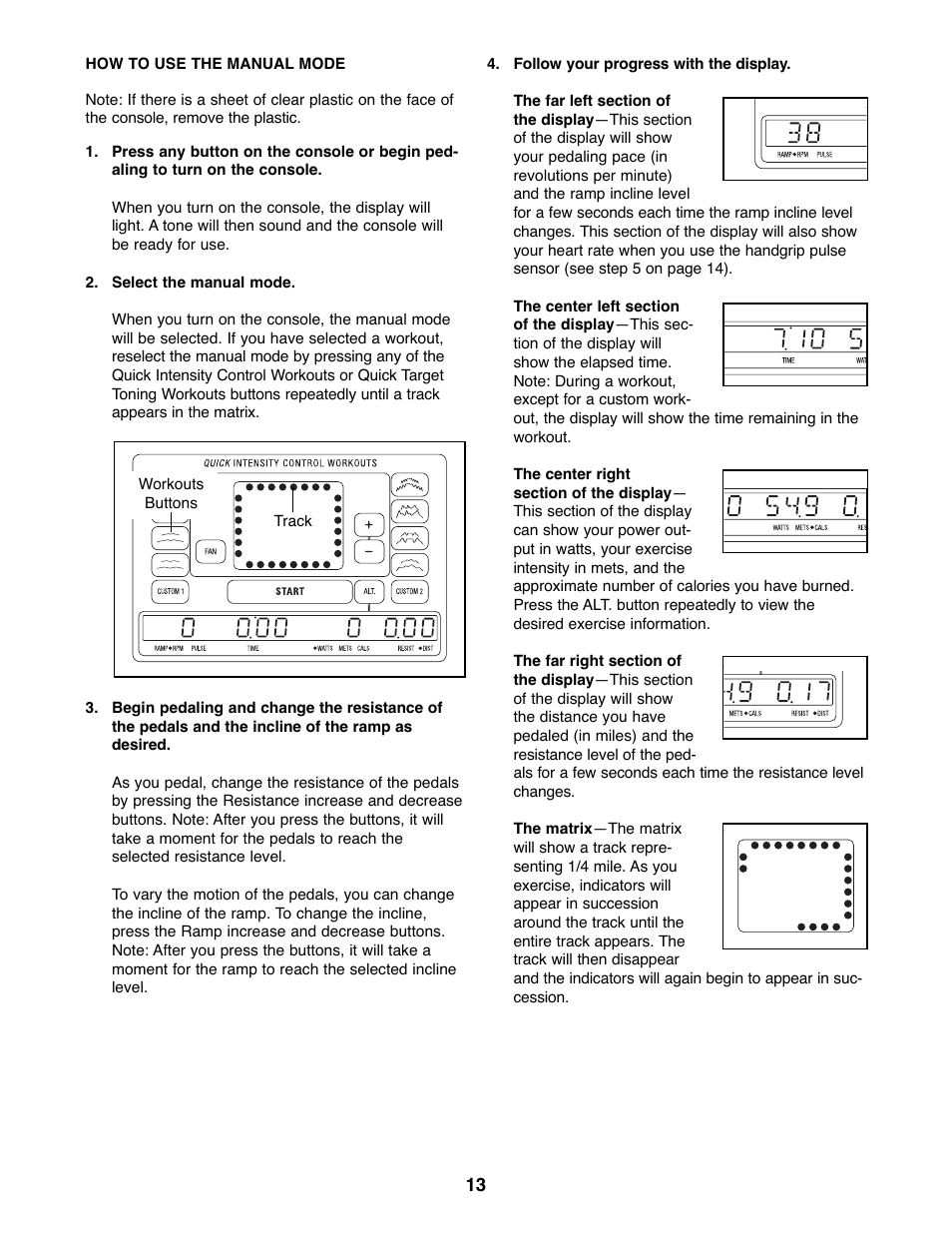NordicTrack COMMERCIAL NTEL16907.0 User Manual | Page 13 / 28