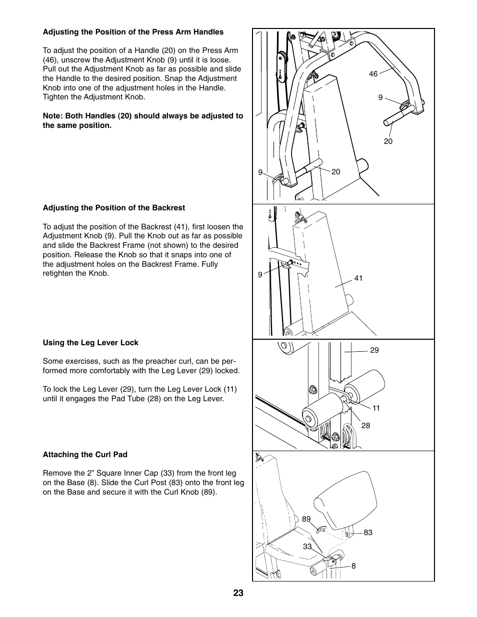 NordicTrack 831.159760 User Manual | Page 23 / 33