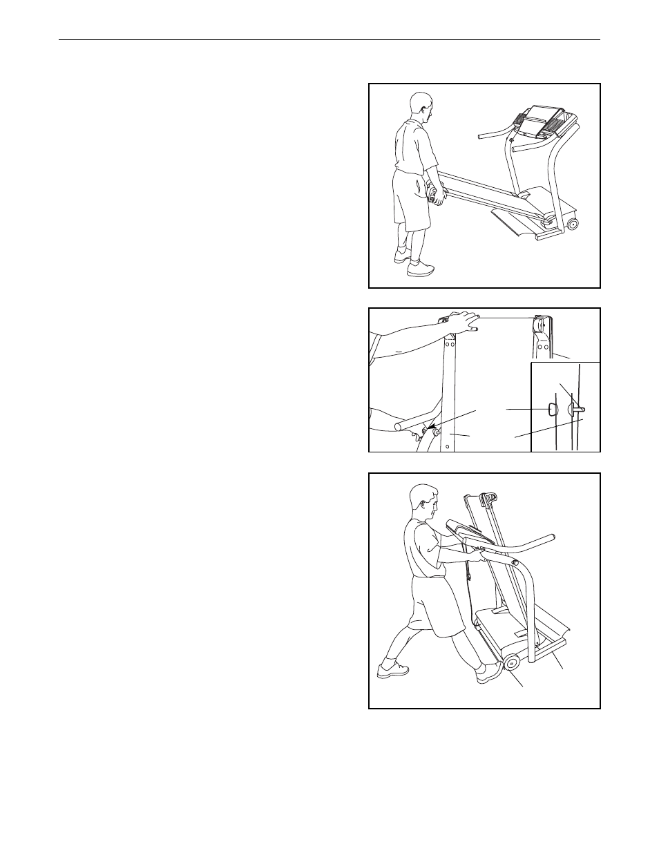 How to fold and move the treadmill | NordicTrack AudioStrider NTL25530 User Manual | Page 26 / 38