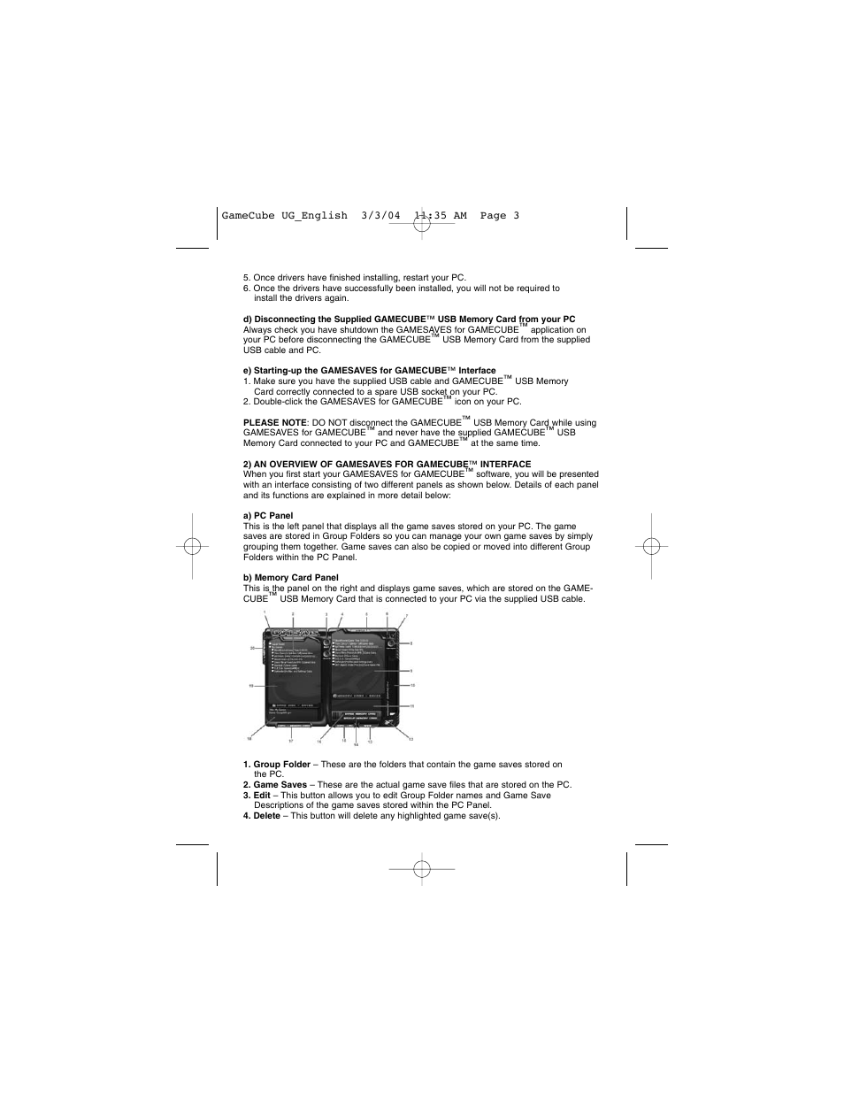 Nintendo GAME CUBE User Manual | Page 3 / 16