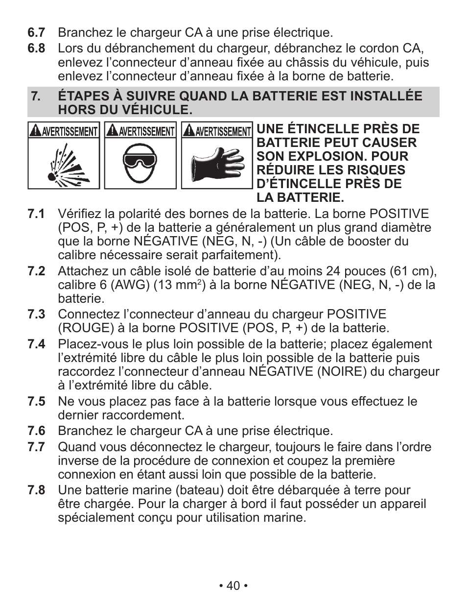 Napa Essentials Napa 85-300A User Manual | Page 40 / 51