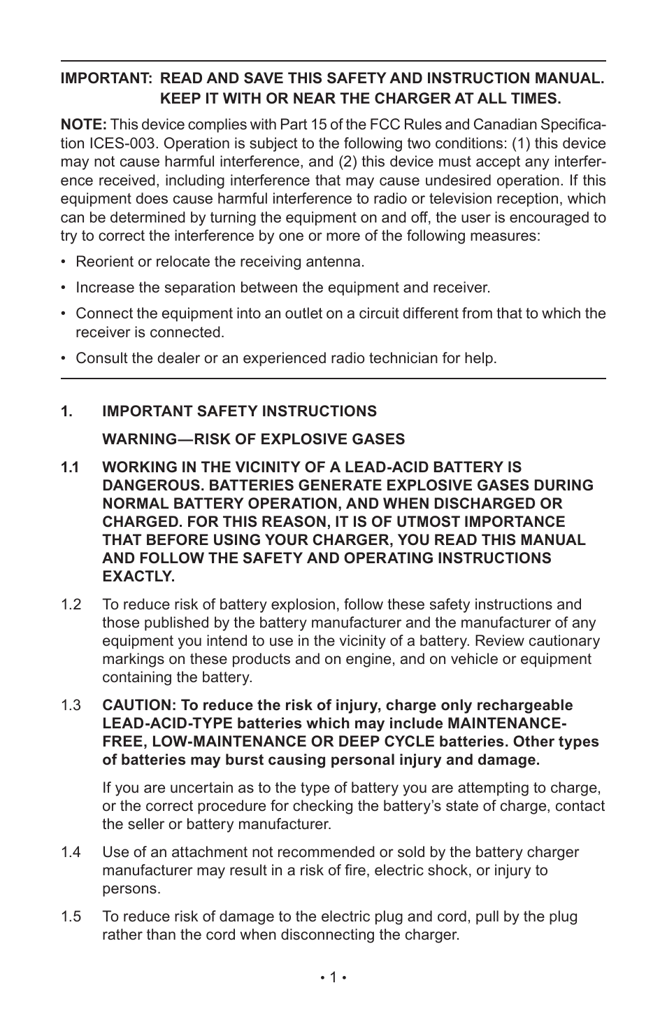 Napa Essentials 85-303 User Manual | Page 3 / 44