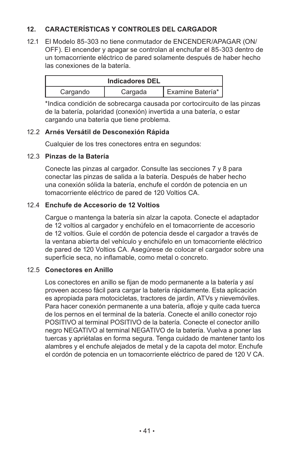 Napa Essentials 85-303 User Manual | Page 43 / 44