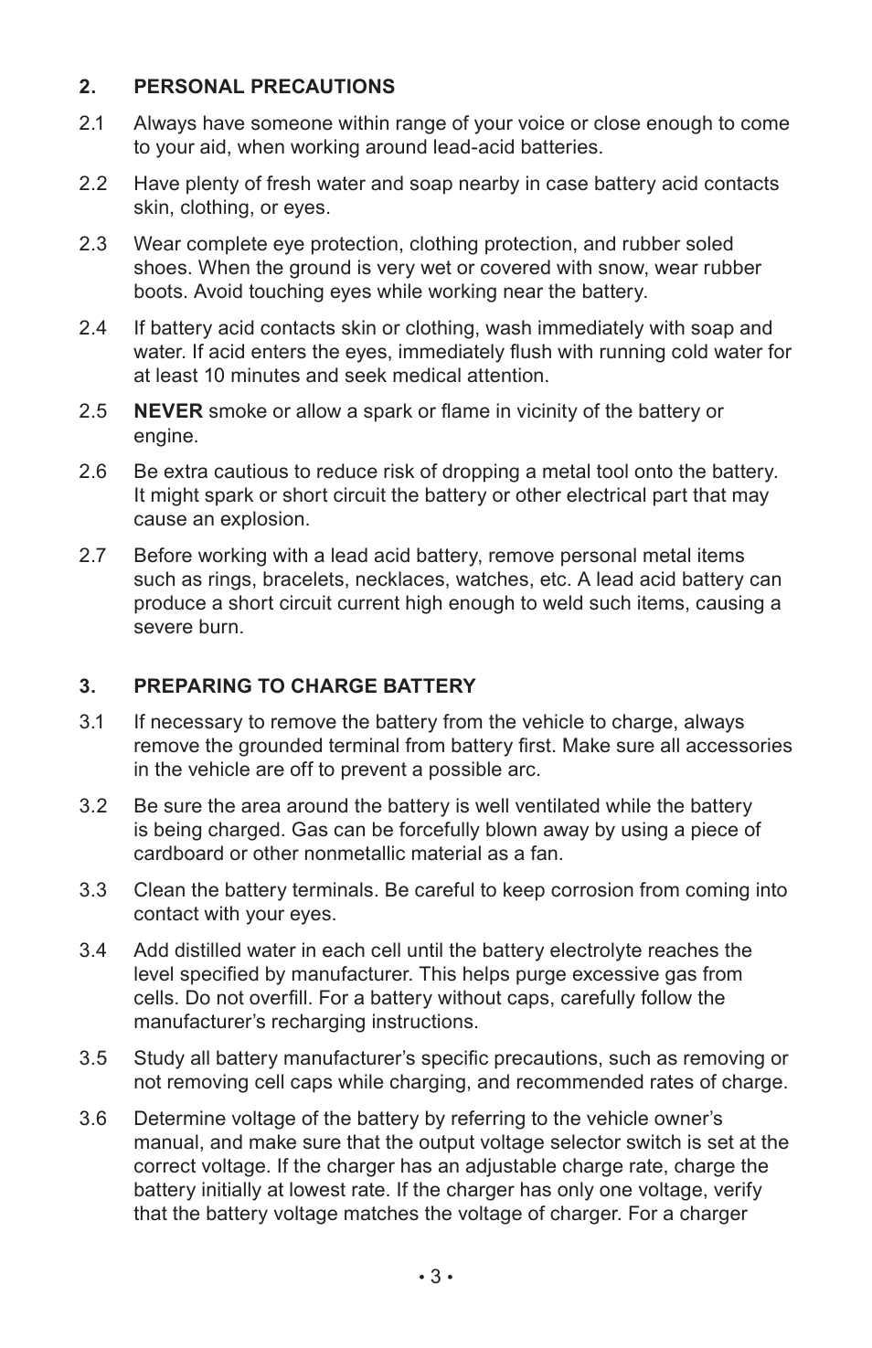 Napa Essentials 85-303 User Manual | Page 5 / 44