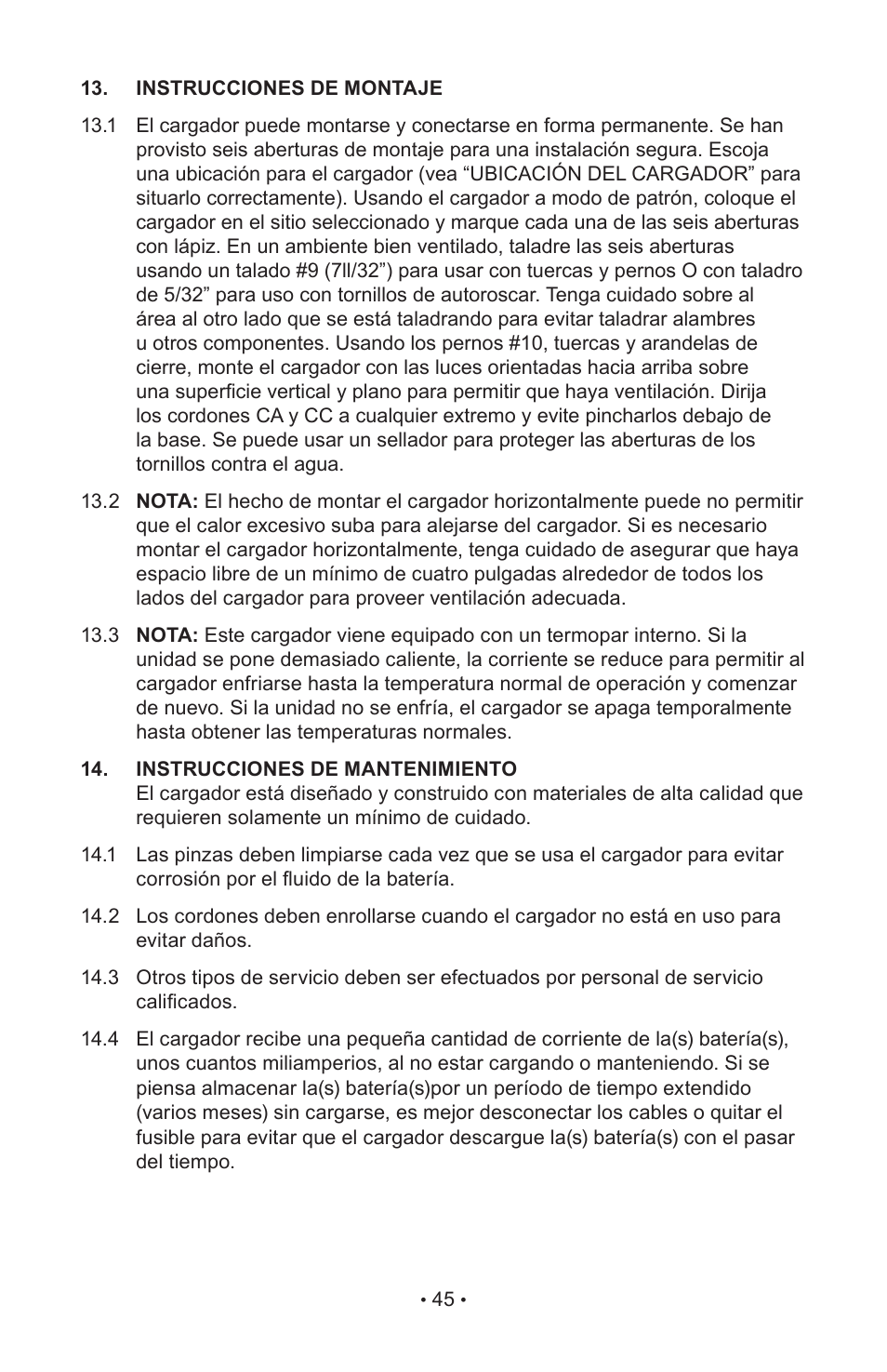 Napa Essentials 85-521 User Manual | Page 47 / 48